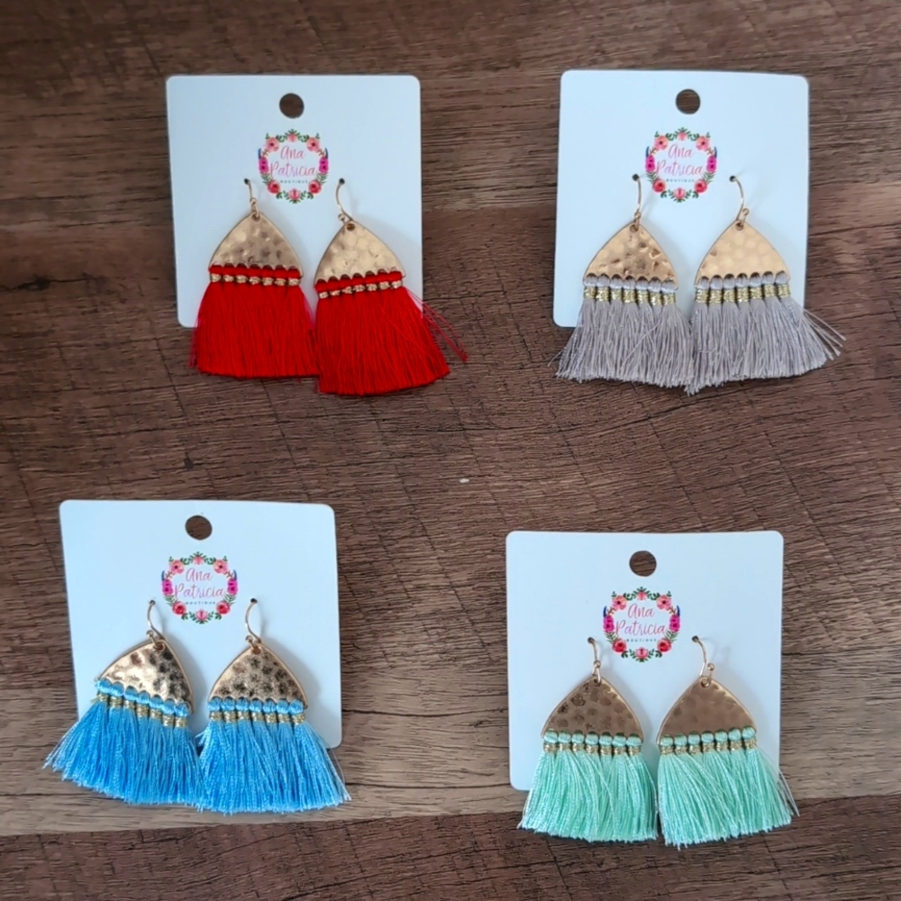 Colorful Tassel Earrings